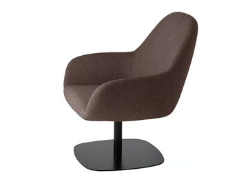MYRA 676 - Swivel fabric armchair with armrests by Et al. - view 2